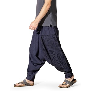 the veshti company men39s harem pants with pocket for dance boho hippie cotton oversized tribal asian style outfit for men