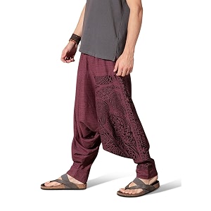 the veshti company men39s harem pants with pocket for dance boho hippie cotton oversized tribal asian style outfit for men