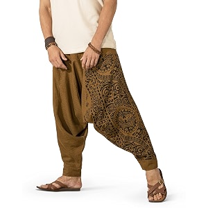 the veshti company men39s harem pants with pocket for dance boho hippie cotton oversized tribal asian style outfit for men