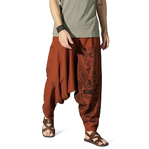 the veshti company men39s harem pants with pocket for dance boho hippie cotton oversized tribal asian style outfit for men