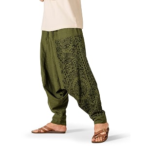 the veshti company men39s harem pants with pocket for dance boho hippie cotton oversized tribal asian style outfit for men