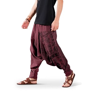 the veshti company men39s harem pants with pocket for dance boho hippie cotton oversized tribal asian style outfit for men