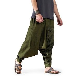 the veshti company men39s harem pants with pocket for dance boho hippie cotton oversized tribal asian style outfit for men
