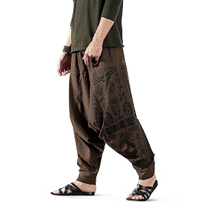 the veshti company men39s harem pants with pocket for dance boho hippie cotton oversized tribal asian style outfit for men