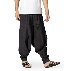 the veshti company hippie harem pants for men39s drop crotch tapestry baggy boho printed yoga pajama pant