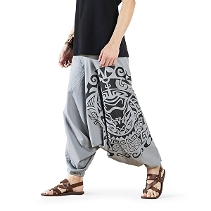 The Veshti Company Printed Harem Pants for