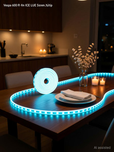 vespa 600 leds 5 m ice blue neon steady strip rice lights candle