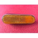 Vespa OEM 1B006553 LH-Side Reflector - For Front Fit Select Vespa: GT, GTS, GTV, LX, S | 584083(Orange)