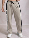 VESTIO Printed Men Beige Track Pants