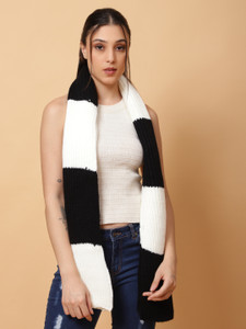 vesture striped women muffler