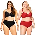 VESY Women Hipster Panties Plain Color Jumbo