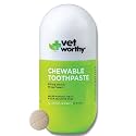 Vet Worthy Chewable Toothpaste for Dogs - Dog Teeth Cleaning Chews - 60ct