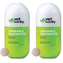Vet Worthy Chewable Toothpaste for Dogs, Count of 120