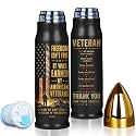 Veteran Gifts for Men, Patriotic Tumbler with American Flag, Military Veteran Gift for Dad Husband Grandpa, Birthday Christmas Veterans Day Retirement Gift