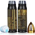 Veteran Gifts – Veteran Tumbler, Tumbler for Veterans, Army, Navy, Air Force, Marine Corps – Fathers Day, 250th Anniversary USA, Birthday, Veterans Day Gift for Men, Him