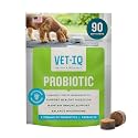 VetIQ Probiotic Supplement for Dogs, Gut &amp; Bowel Support, 90ct