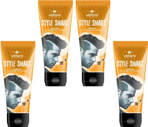 vetoni style smart orange ultimate hold hair gel for men hair gelpack of 4240ml hair styler 240 ml