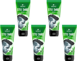 vetoni styling green hair gel set lookcool hold with pro vitamin b5pack of 5300ml hair styler 300 ml