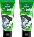 VETONI Styling Green Hair Gel Set Look,Cool Hold with Pro Vitamin B5(pack of 2)|120ml| Hair Styler (120 ml)