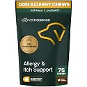 VetriScience Allergy & Itch Support Chews for Dogs, Duck, 75 Count