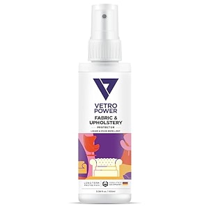 vetro power fabric amp upholstery protector spray 100ml invisible liquid and stain repellent protects furniture sofas couches chairs pillows