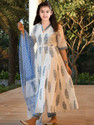 Vetrokart Girls Casual Kurta Churidar Dupatta