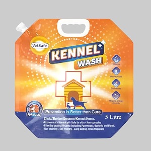 vetsafe kennel wash 5 litres kennel cleaner pet floor cleaner pet area freshener odour neutrali