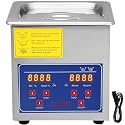 VEVOR Ultrasonic Cleaner 1.3L Professional Ultrasonic Cleaner with Digital Timer 40kHz Excellent Ultrasonic Cleaning Machine 110V for Jewelry Watch Ring Coin Diamond Eyeglasses Small Parts Cleaning