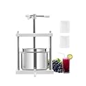VEVOR 1.45 Gal Fruit Wine Press, Manual Cider Juice Maker with Filter Bag