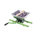 VEVOR 1.8 Gal Fruit Apple Crusher, Stainless Steel Manual Juicer Grinder