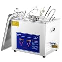 VEVOR 10L Sonic Cleaner, Stainless Steel Industrial Machine with Digital Timer &amp; Heater, Ideal for Jewelry, Dentures, Instruments, and Industrial Parts, 110V, FCC/CE/RoHS Certified