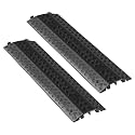 VEVOR 2PCs Drop Over Cable Cover Floor Cord Cover, Hose Protector Ramp