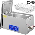VEVOR 22L Industrial Sonic Cleaner with Digital Timer&amp;Heater 40kHz Professional Sonic Cleaner 110V with Excellent Cleaning Effect for Wrench Tools Industrial Parts Mental Apparatus