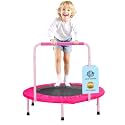 VEVOR 36"/55"/60" Trampoline for Kids with Enclosure Net &amp; Safety Pad Adjustable Gymnastics Bar &amp; Toys with ASTM CPC Certified Indoor/Outdoor Trampoline for Kids Age 3-12 + Birthday Gift