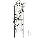 VEVOR 60 x 15 in, Rustproof Metal Garden Flower Trellis, Outdoor Climbing Rose & Cucumber Support, Decorative Tall Clematis Trellis for Courtyards & Lawns