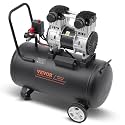 VEVOR Air Compressor, 15 Gallon Steel Tank, 2HP 5.3 CFM@90 PSI Oil Free Air Compressor &amp; Max. 125PSI Pressure, 78dB Ultra Quiet Portable Compressor, for Auto Repair, Tire Inflation, Spray Painting