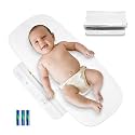 VEVOR Baby Scale, 2-in-1 Infant Weight Scale with Detachable Tray, Digital Baby Scale for Weighing with Hold & Tare Function, 5 Units for Babies, Toddler, Pet, 66LBS Capacity (3 x Battery Included)