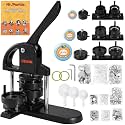 VEVOR Button Maker Machine 1/1.25/2.25 inch(25/32/58mm) 3-in-1 Pin Maker
