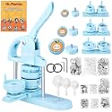 VEVOR Button Maker Machine 1/1.25/2.25 inch(25/32/58mm) Pin Maker Bule