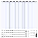VEVOR Clear PVC Strip Curtain, 84 in Height x 48 in Width x 0.08 in Thickness, 8 PCS Walk in Freezer Cooler Curtain Strips, Smooth Waterproof Plastic Door Strips for Warehouse, Freezer, Garage Doors