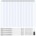 VEVOR Clear PVC Strip Curtain, 84 in Height x 72 in Width x 0.08 in Thickness, 12 PCS Walk in Freezer Cooler Curtain Strips, Smooth Waterproof Plastic Door Strips for Warehouse, Freezer, Garage Doors