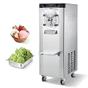 VEVOR Commercial Hard Ice Cream Machine, 2400W 3.17 to 5.28 Gallons per Hour, Gelato Hard Serve Ice Cream Maker with 10L 304 Stainless Steel Cylinder, Auto Clean LED Panel for Snack Bar Restaurants