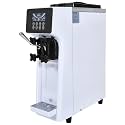 VEVOR Commercial Ice Cream Machine,1000W Single Flavor Countertop Soft Serve Ice Cream Maker with 4L Hopper 1.6L Cylinder, LCD Panel Auto Clean Pre-cooling,10.6 QT/H Yield for Restaurant Snack Bar