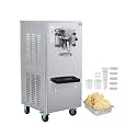 VEVOR Commercial Ice Cream Machine, 2400w 1-Flavor Hard Serve Ice Cream Maker, 20-25L/H Yield, 8L Stainless Steel Cylinder, Digital Control Auto Clean, Adjustable Texture for Restaurants, Snack Bars
