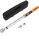 VEVOR Digital Torque Wrench 1/2" Drive(25-250ft.lb/34-340n.m), ±2% Torque Accuracy, 3-Mode Adjustable Electronic Torque Wrench with LED Buzzer Calibration