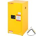 VEVOR Flammable Cabinet, 18" x 18" x 35", Yellow