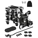 VEVOR Furniture Dolly, Heavy Duty Furniture Movers with 5 360° Rotation Wheels, Carbon Steel Panel, Furniture Lift Slider Tool Set for Appliances, Sofa, Fridge, Washing Machine