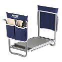 VEVOR Garden Kneeler and Seat Heavy Duty, Portable Garden Stool with 11'' EVA Kneeling Pad and 2 Tool Bags, Folding Garden Bench to Relieve Knee &amp; Back Pain, Great Gifts for Seniors, Family Gardeners