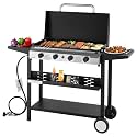 VEVOR Gas Griddle 4-Burner Flat Top Grill
