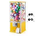 VEVOR Gumball Machine, 25 inch Height Candy Vending Machine Dispenser, 25-Cent Vending Machines for Shopping Malls, Supermarkets, Amusement Parks, Arcades, Holds Up to 230 1.77 inch Spherical Candies